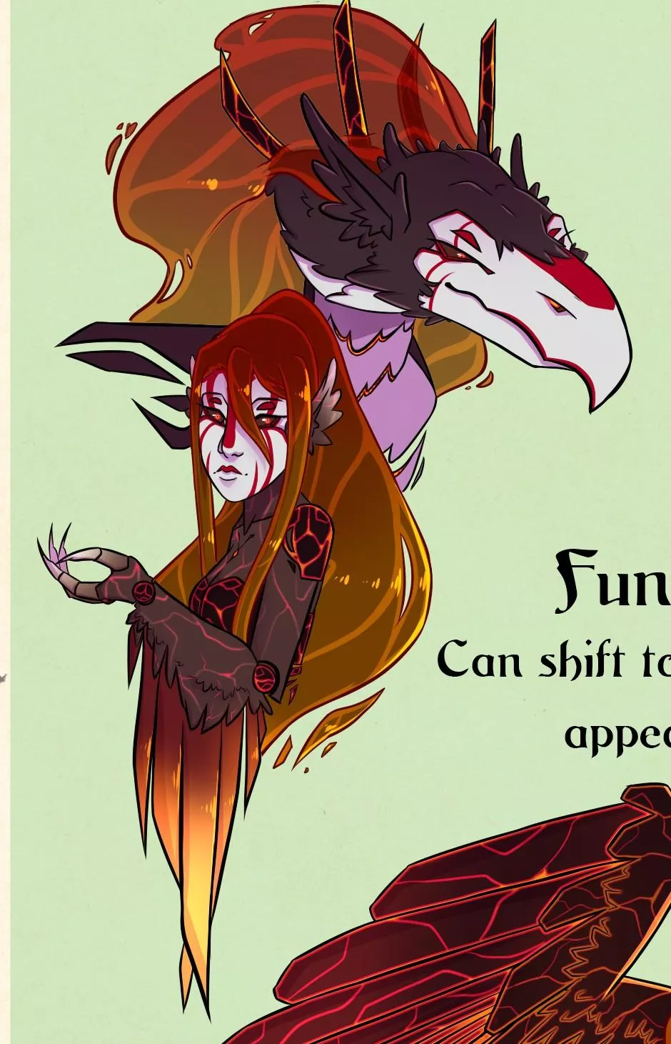 character beast form Design for comic