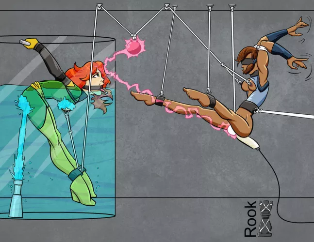 Korra and Jean in complex predicament