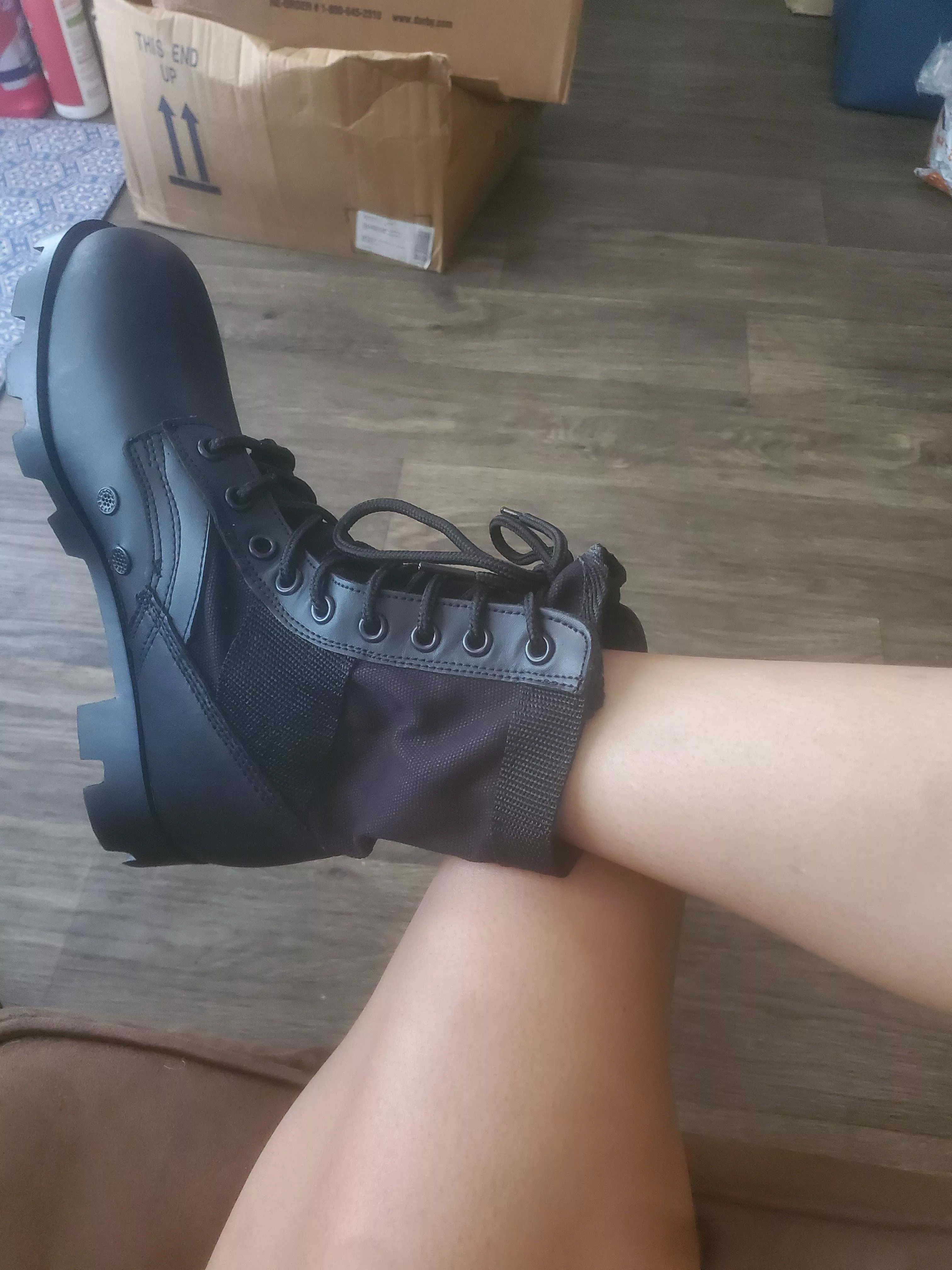 Love my new military boots