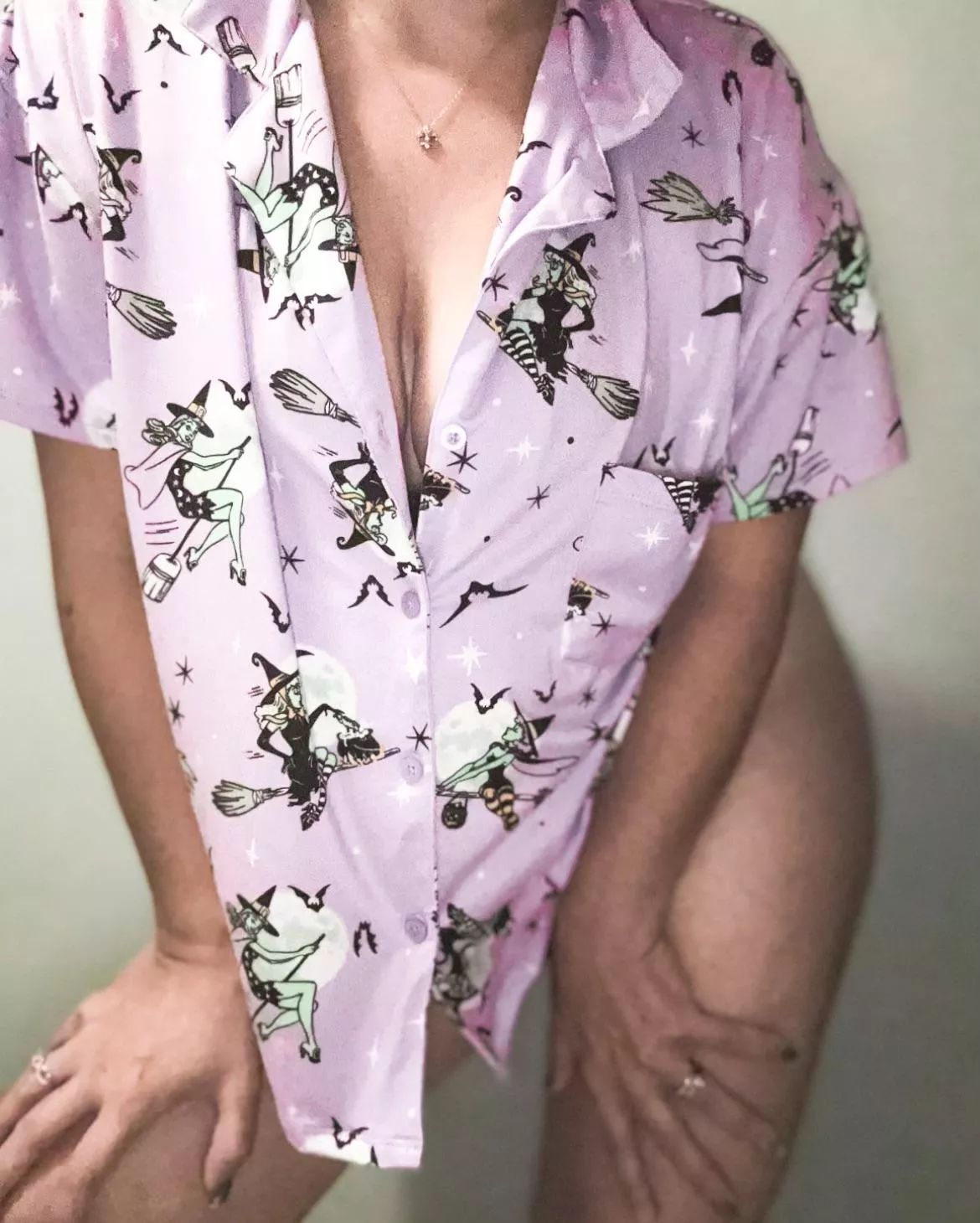 My 39yo wife before getting dressed and heading off to teach the youth of America!