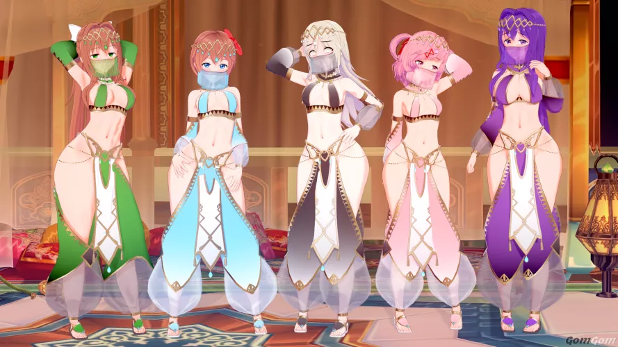 [OC] Concubine Club (Koikatsu)