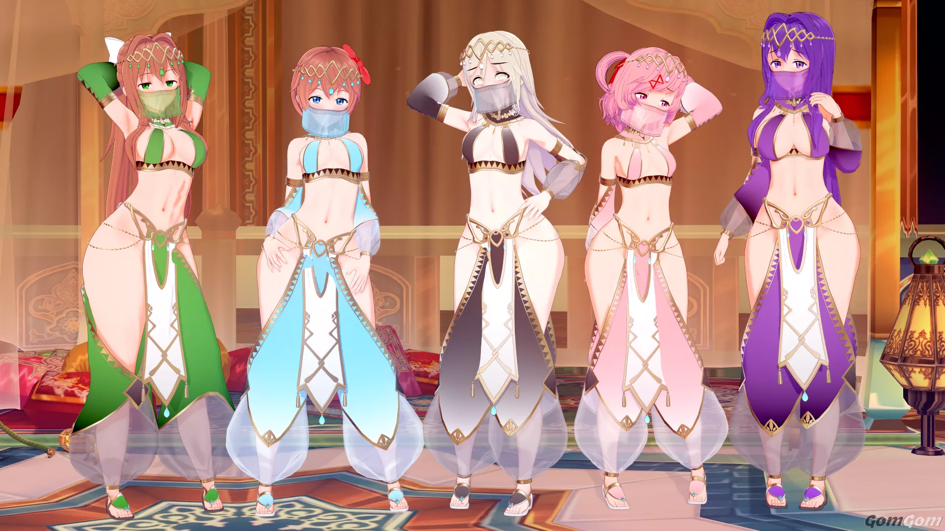 [OC] Concubine Club (Koikatsu)