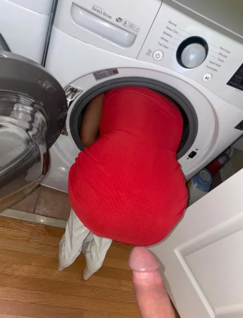 oops, im stuck in the washing machine ;)