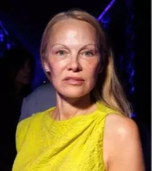 Pam Anderson-gone wild by going out in public w/o makeup