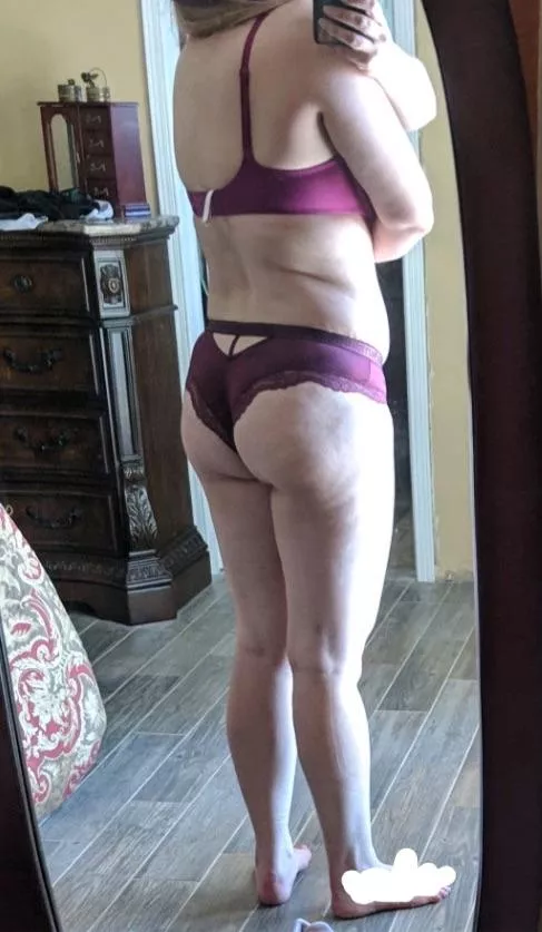 Sexy Mon of three in her panties