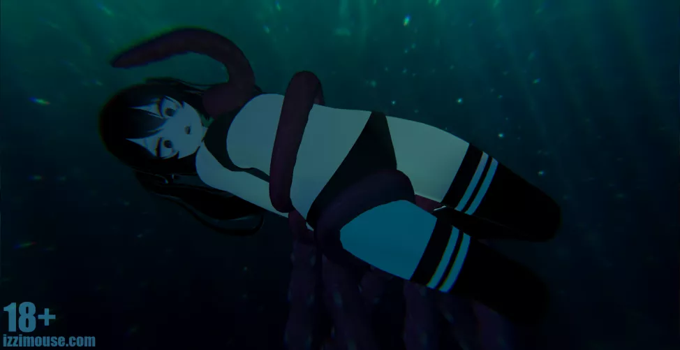 underwater tentacle friend :3 (oc)