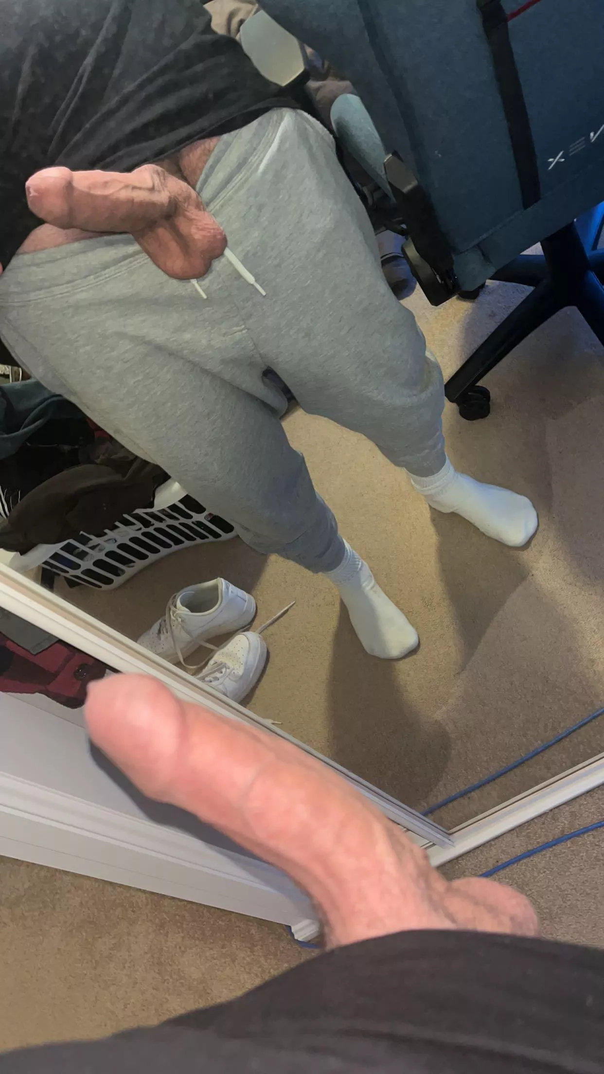 What you doing if I pull this cock out in your face?