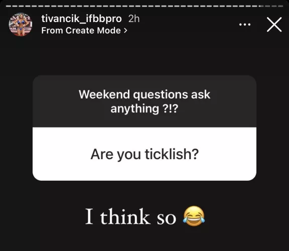 2x Olympia Pro Female Bodybuilder. She sounds nervous.😏