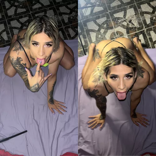 can you share your hot cum with a beautiful trans girl?