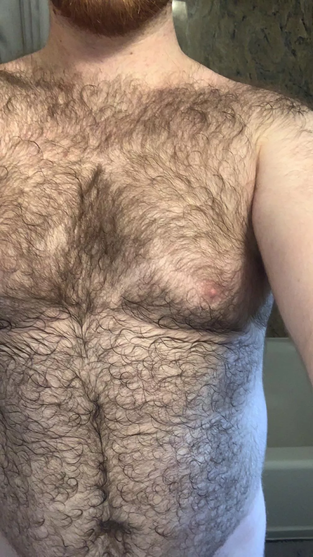 Chubby and hairy :)