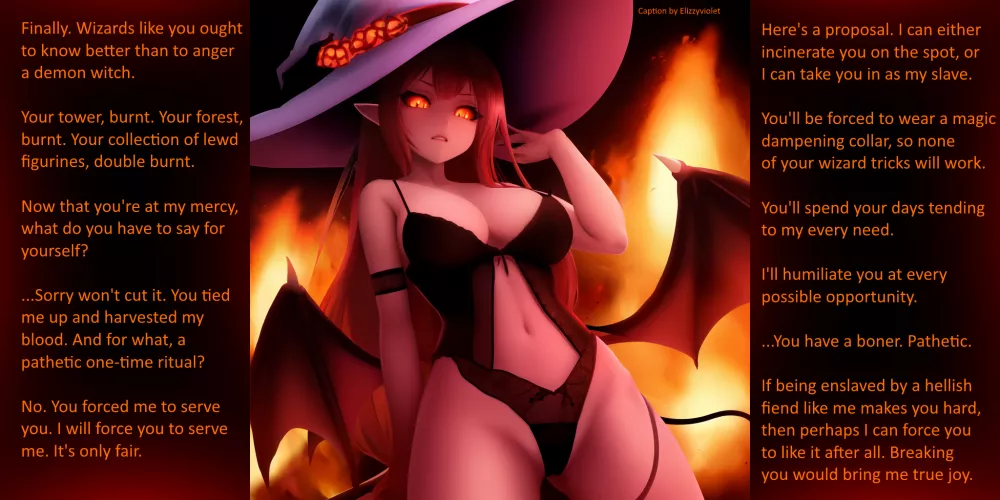 Demon Witch Gets Her Revenge On You [Femdom] [Demon Girl] [Slavery] [AI] [Non-con]