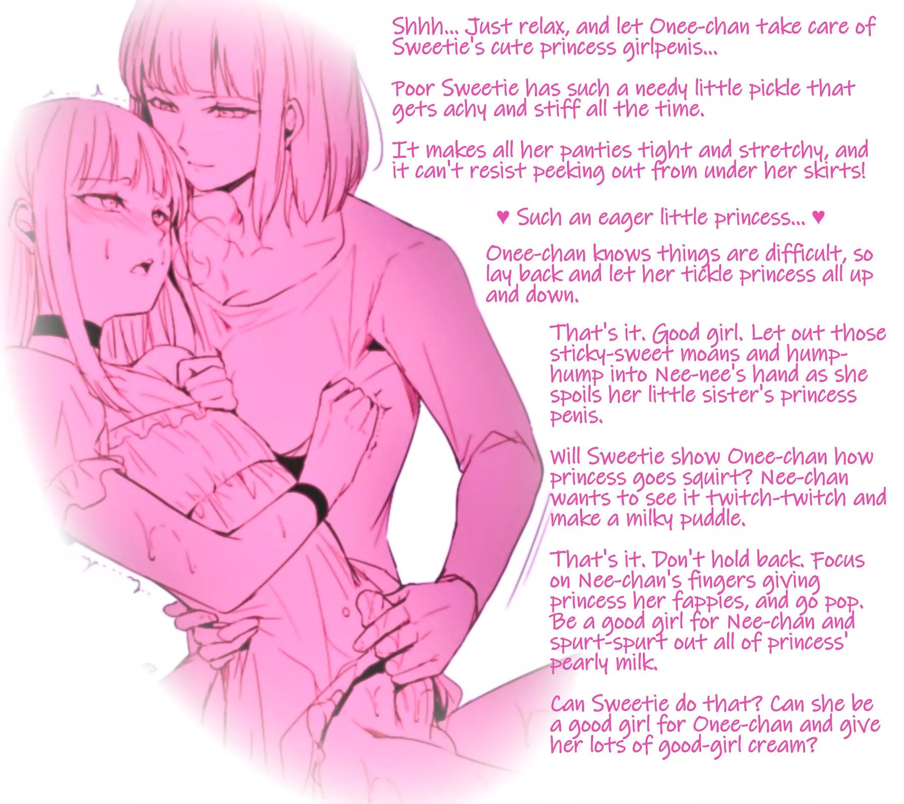 For all those out there with cute girlpenises! 💋🥰💋 [girlpenis][good girl][onee-chan][sister][handjob]