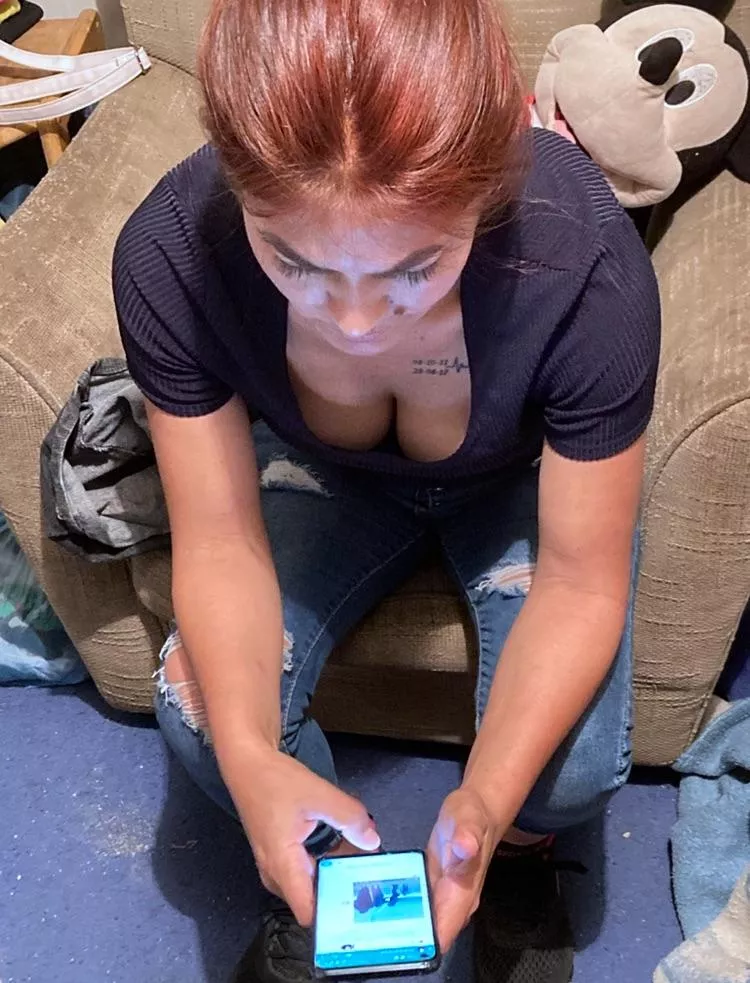 Great downblouse view