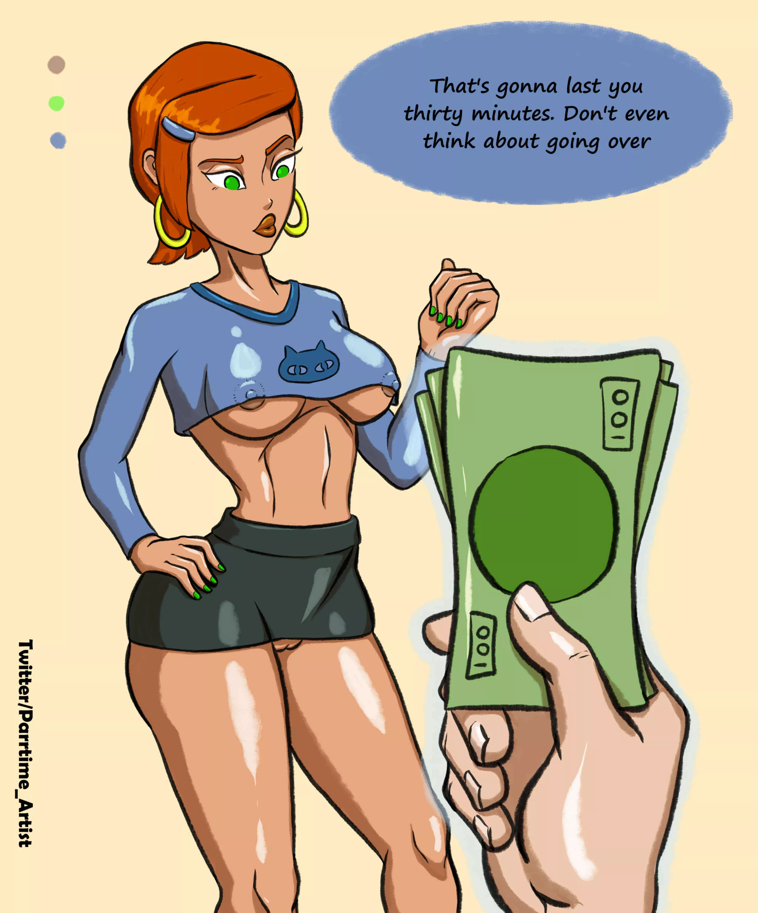 Gwen's not free (Parrtime_Artist) [Ben 10]