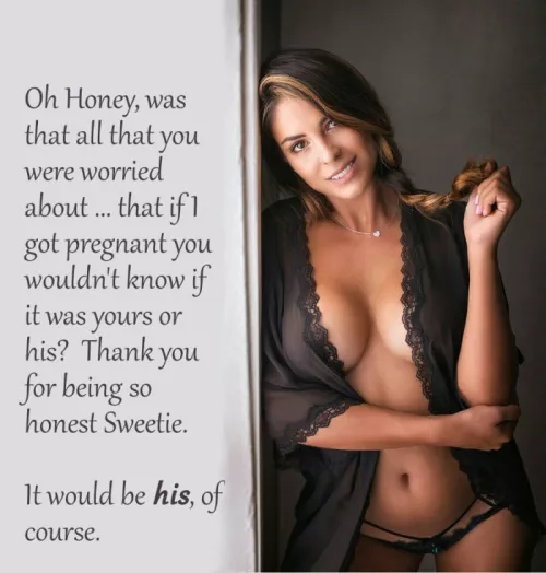 It's your wife's choice.