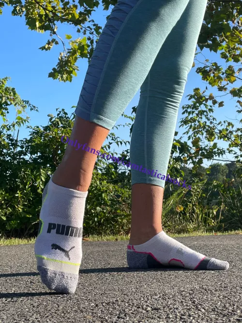 Join me for a hike with my mismatched pumas??