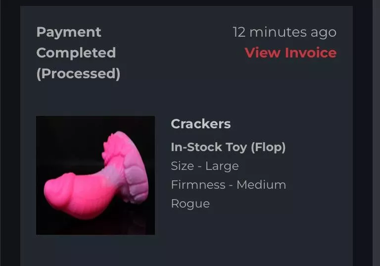 Just bought a large Crackers!