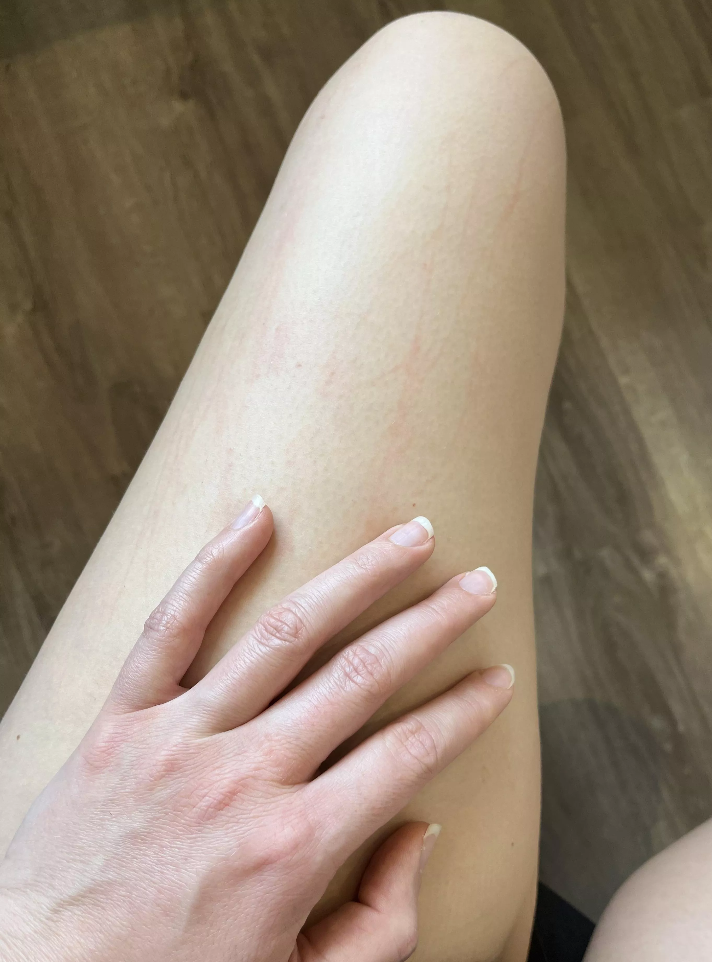 Just scratched a little too much