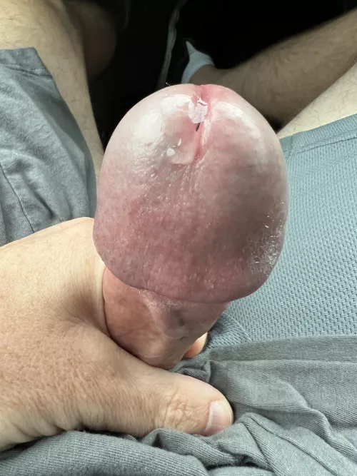 Pre-cum in the car