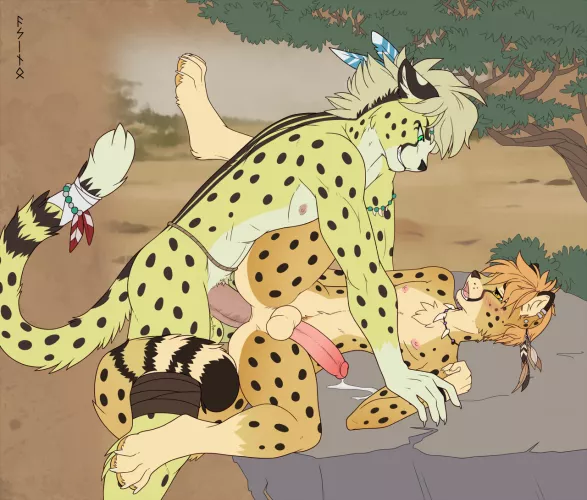 The prey and the predator~ (AcinoTheCheetah)