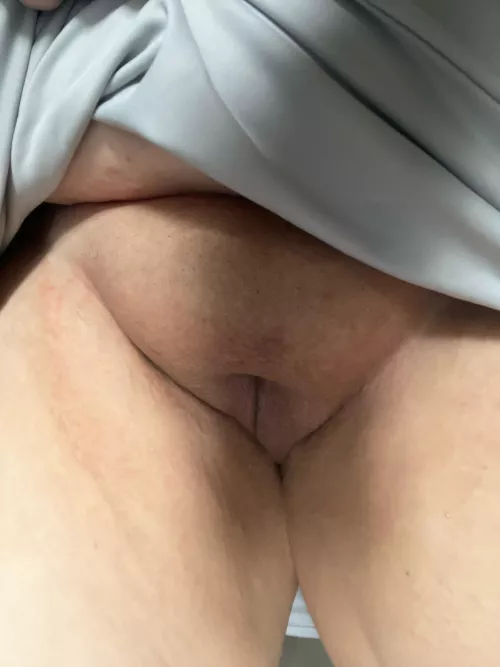 Think the delivery man will know I’m not wearing anything under my clothes!