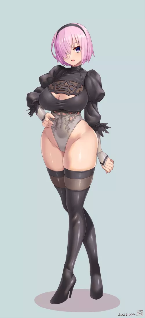 2B Mashu [Fate/GO & Nier Automata]