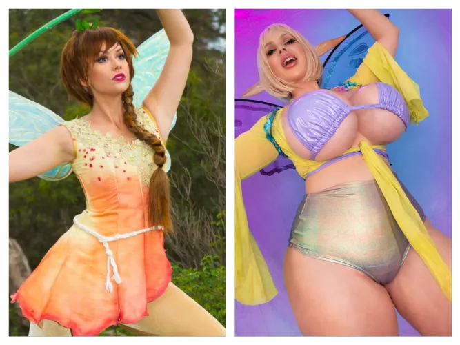 A bimbofied fairy 🧚‍♀️