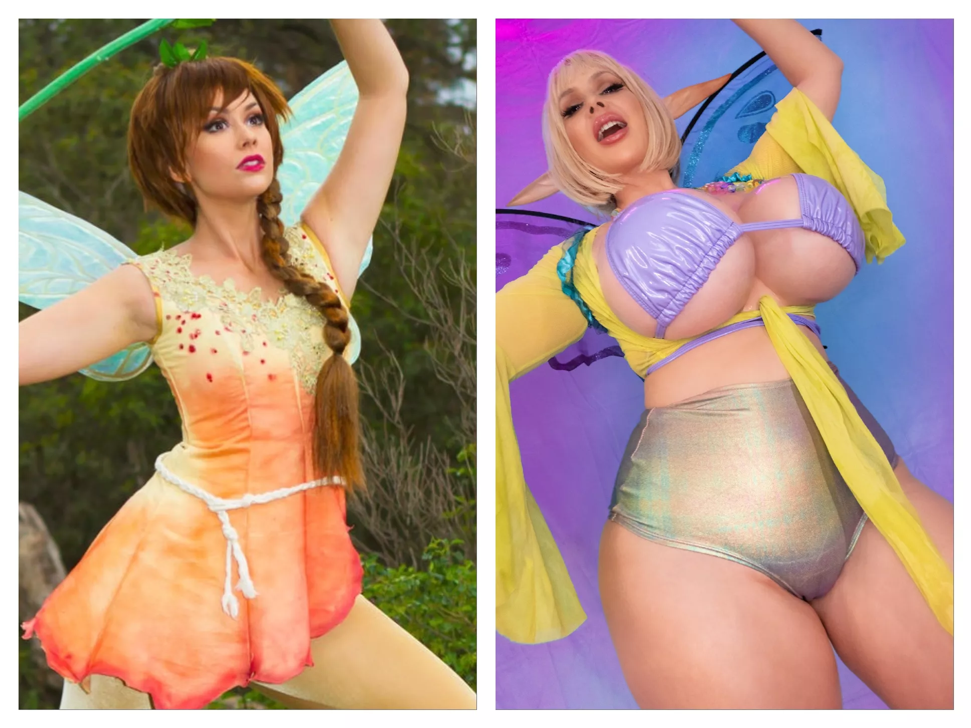 A bimbofied fairy 🧚‍♀️