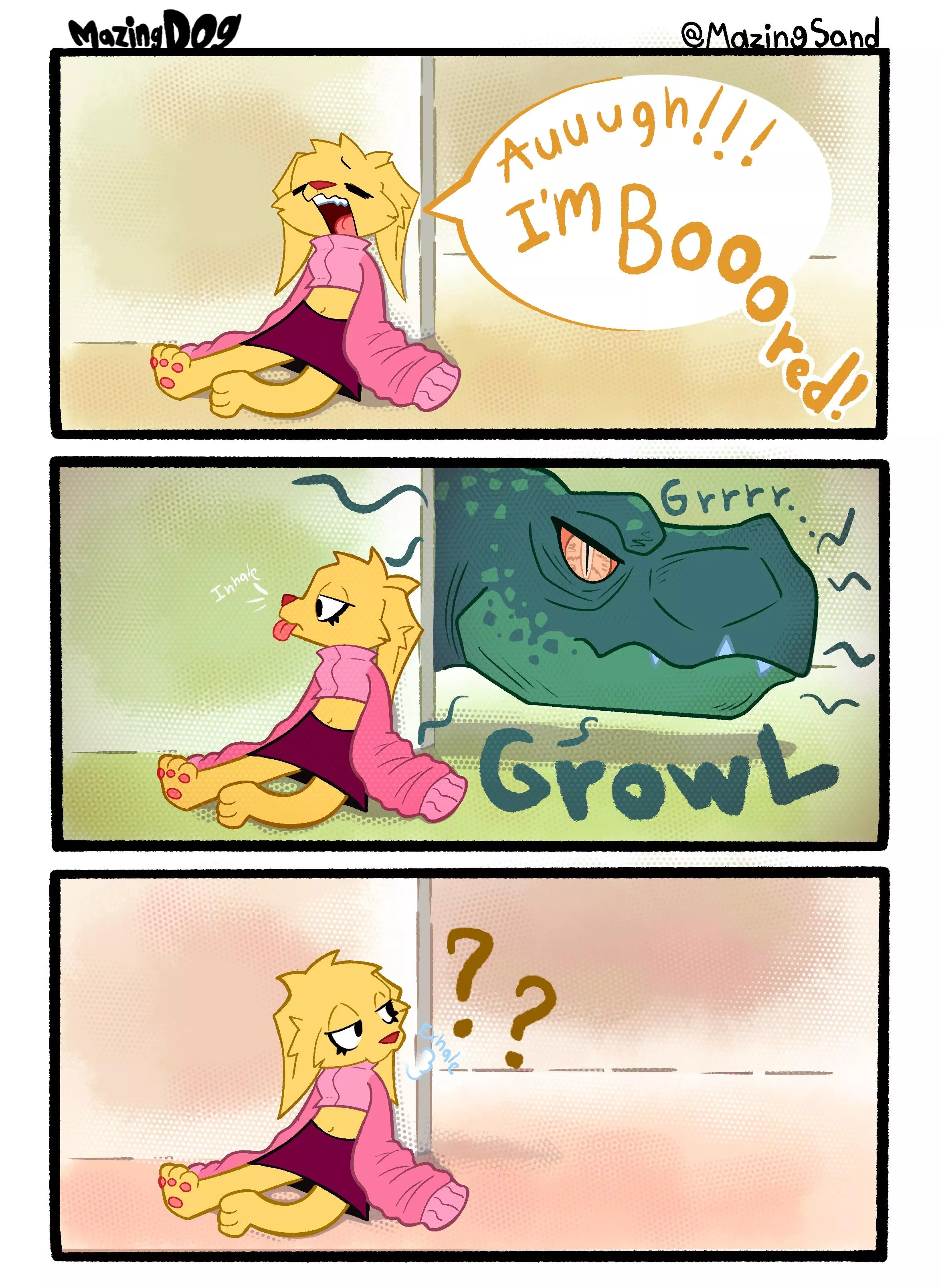 A mazingDOG COMIC!!! “Slow Day”