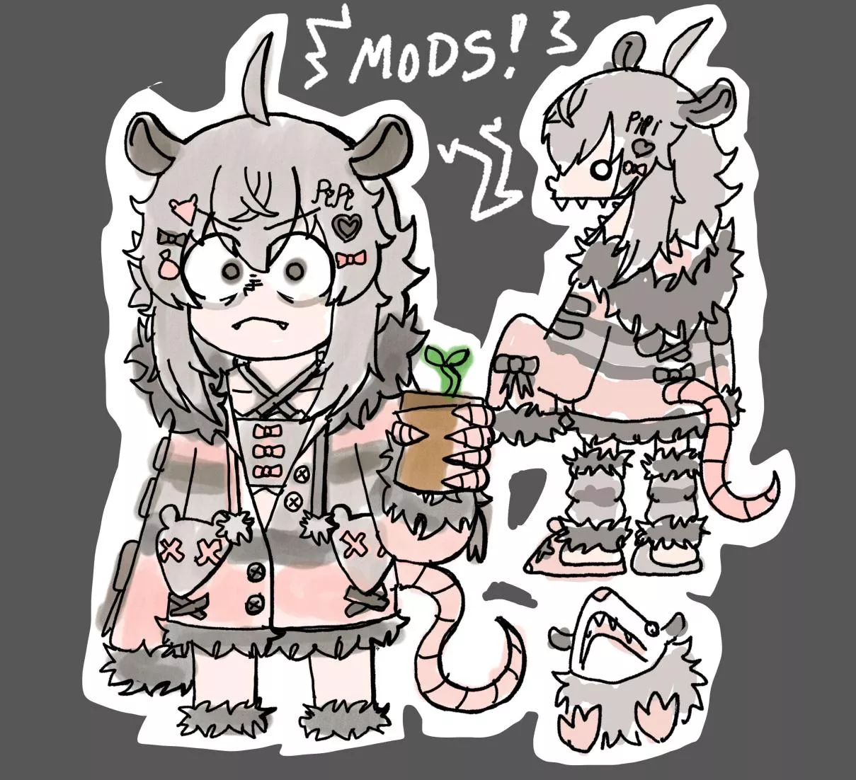 A possum monster girl would be completely unhinged, don't you think?