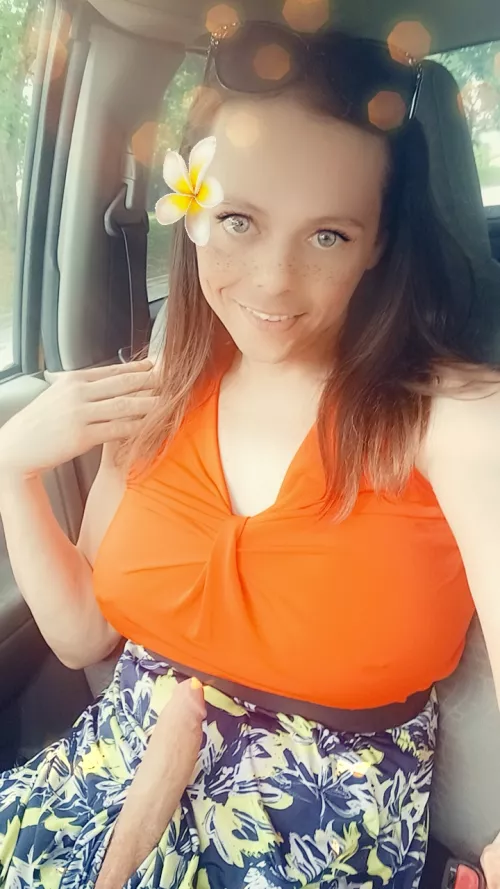 Even after years of feminization im surprised how big she still gets!