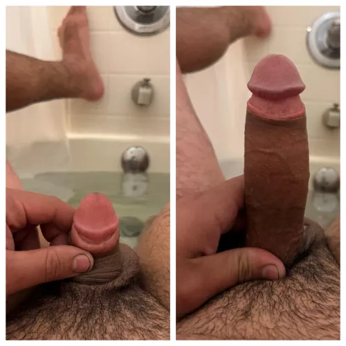 Growing a bit while scrolling