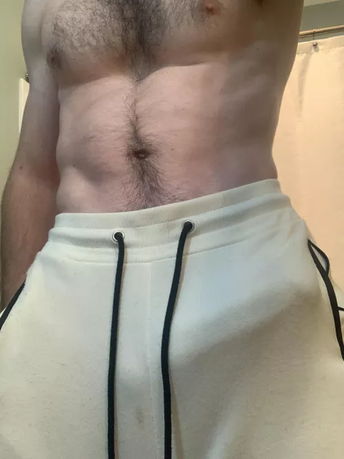 Hard to hide this bulge ;)