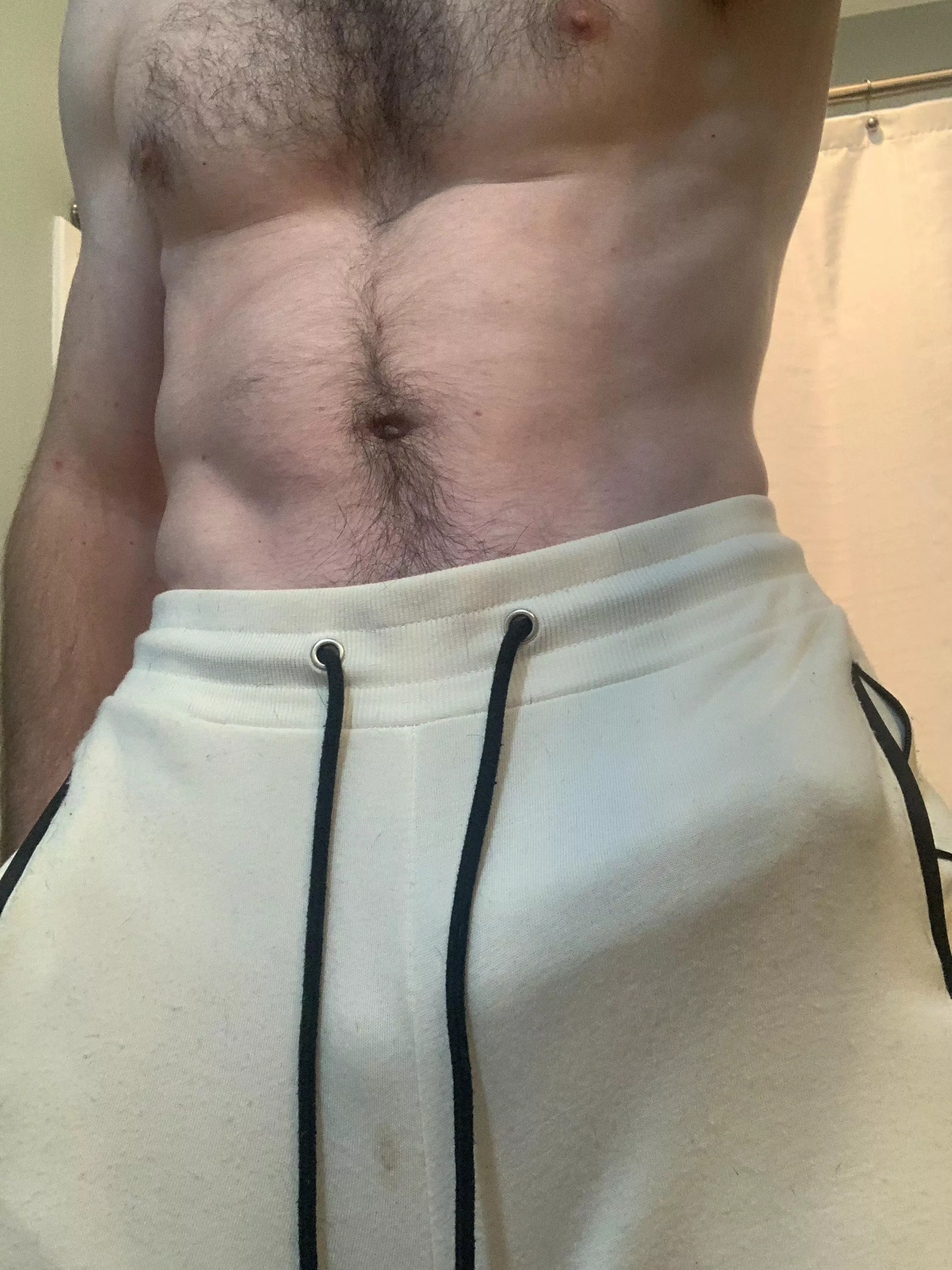 Hard to hide this bulge ;)