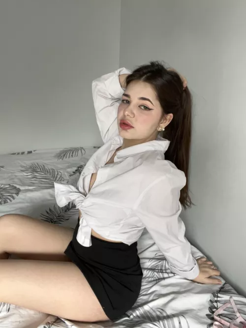 I hope this skirt isn't too short and tight for college