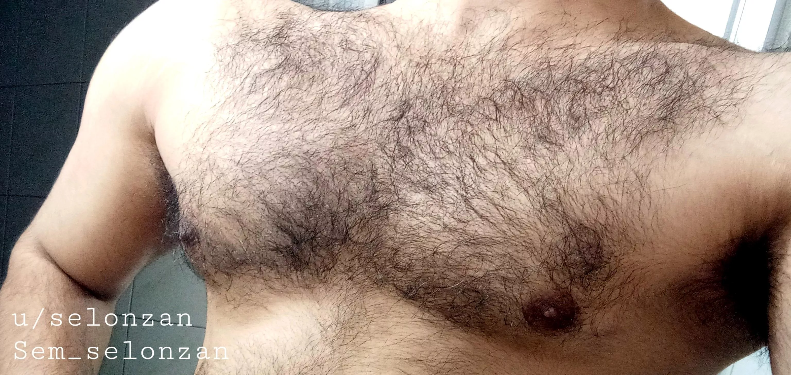 I never trimmed my chest hair, not even once!💥m(24)