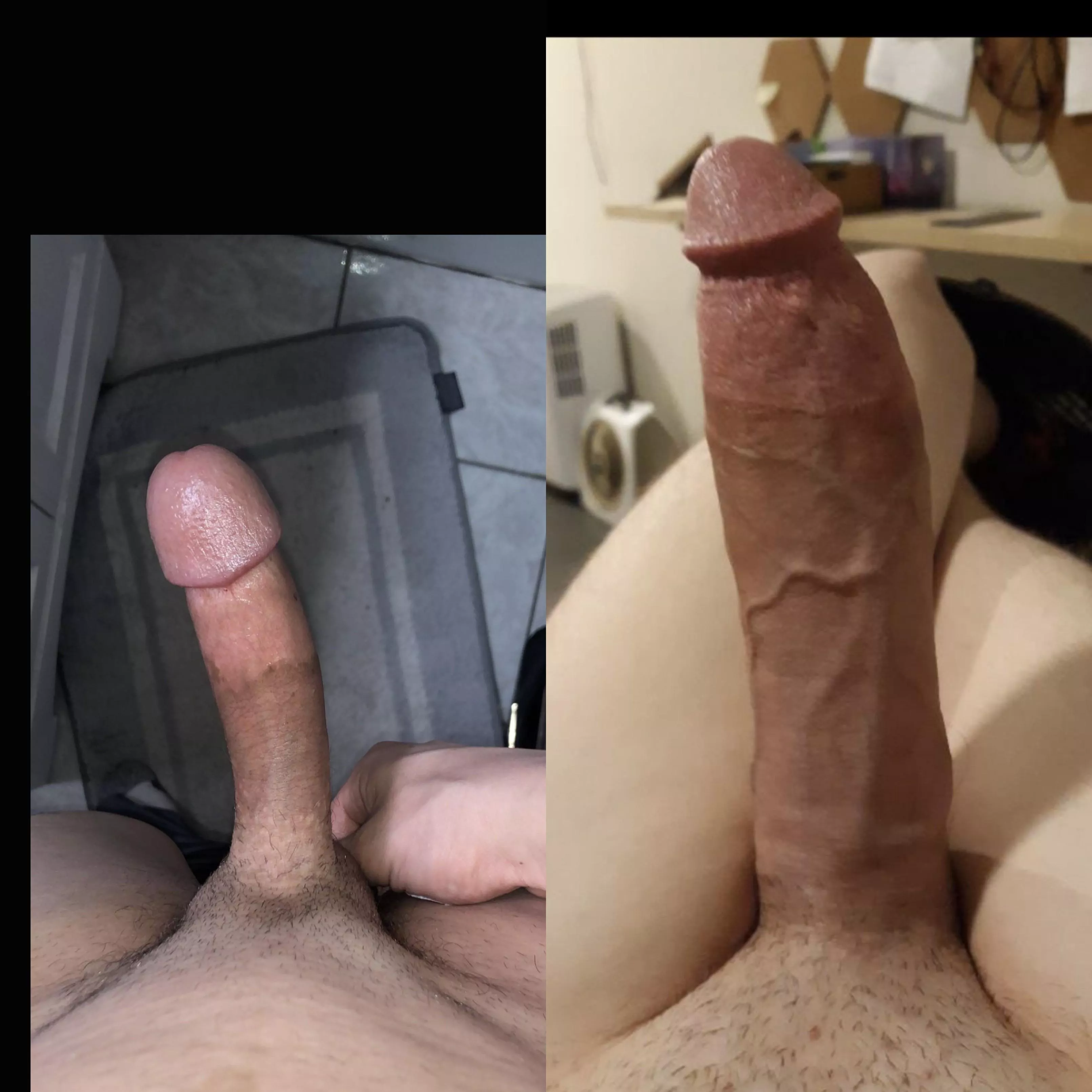 Is anyone making multiple cock comparisons? Would love to be a part of one (left)