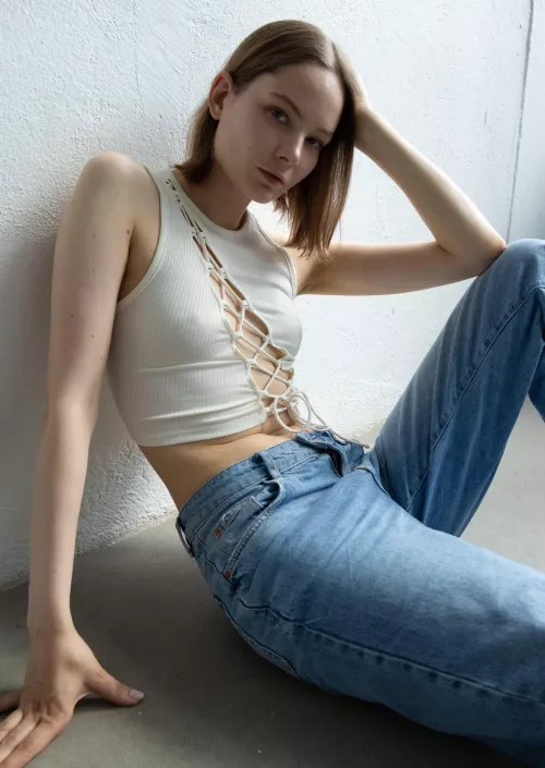 It’s impossible to find a bra that doesn’t show from under this top