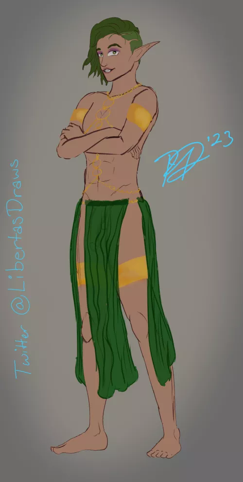 Mattie, my Wood Elf Sorcerer