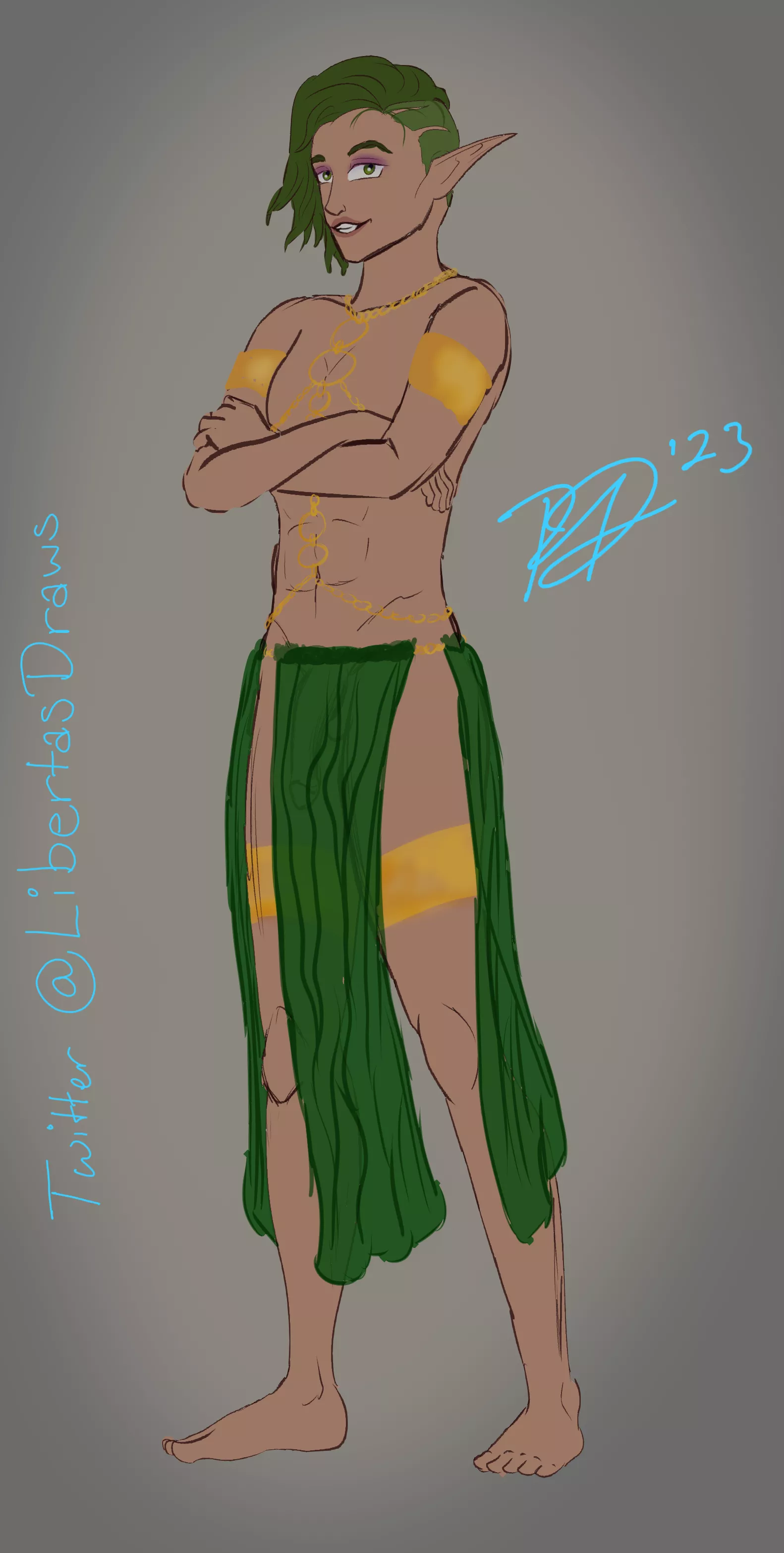 Mattie, my Wood Elf Sorcerer