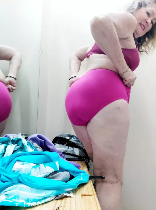 My bright pink panties for you
