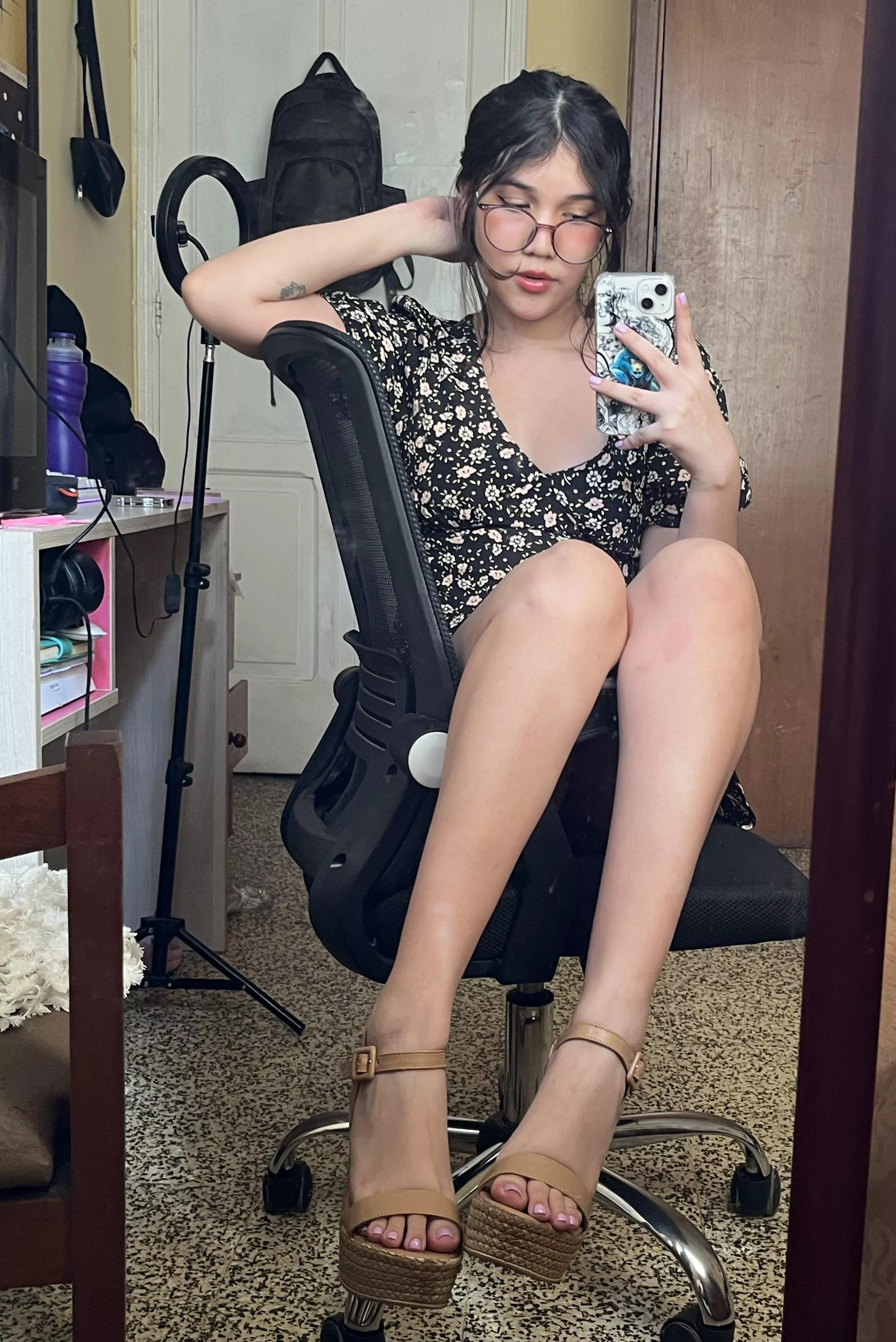 My heels for today 🤍