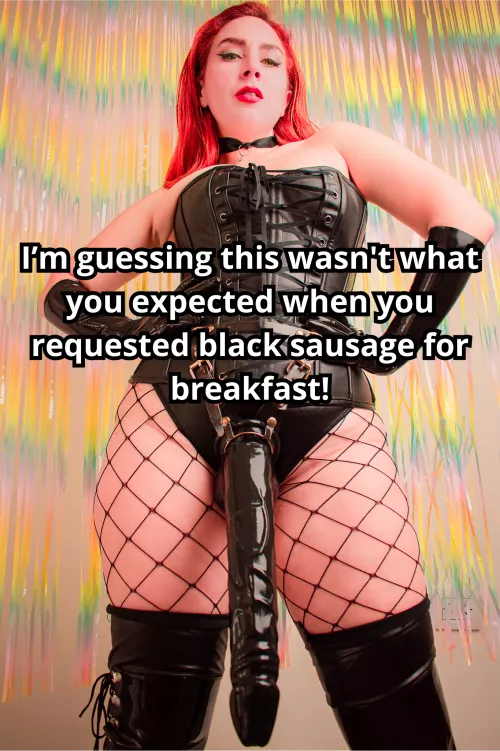 Now you better start sucking!