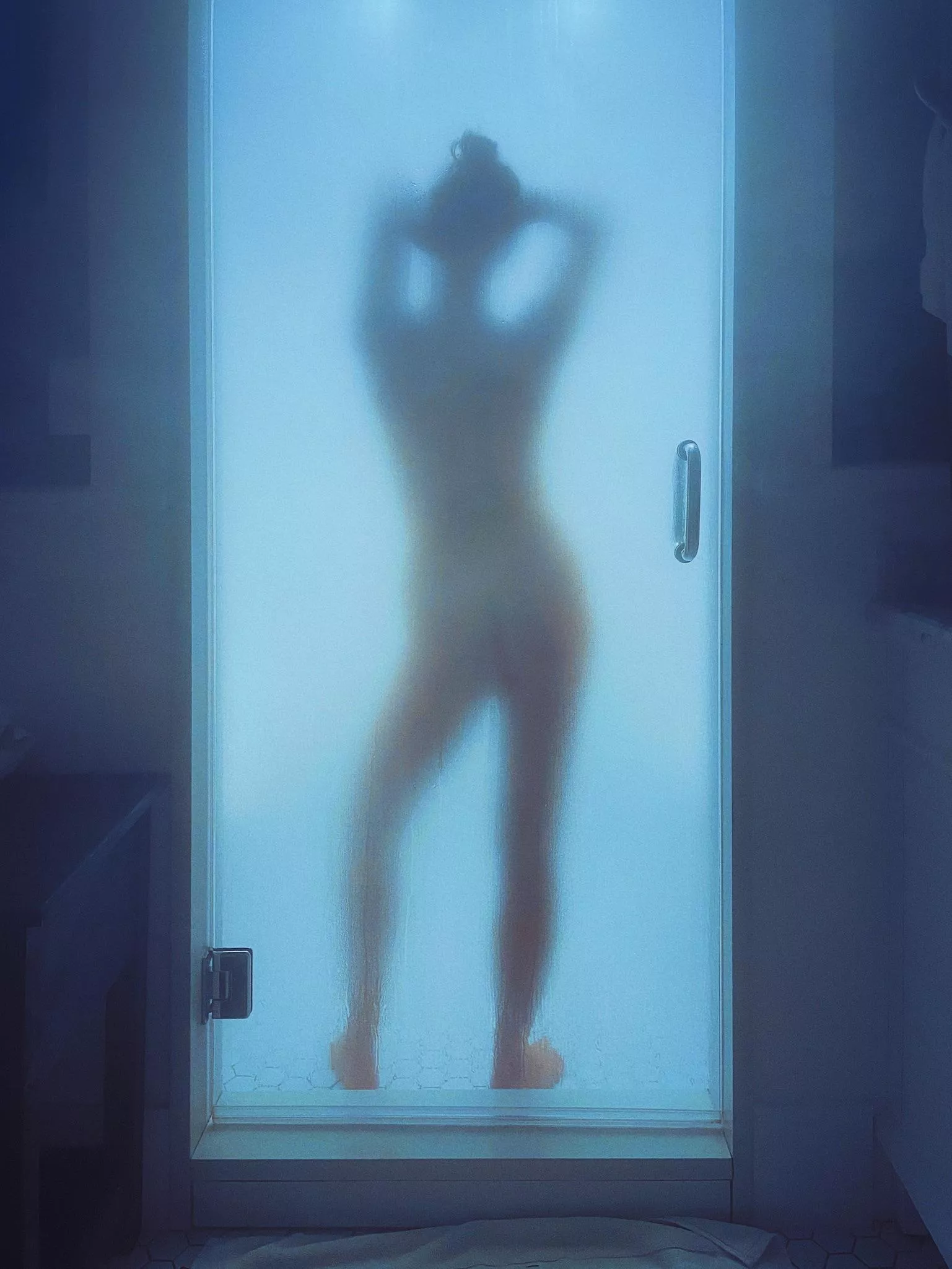 Sensual steamy silhouette