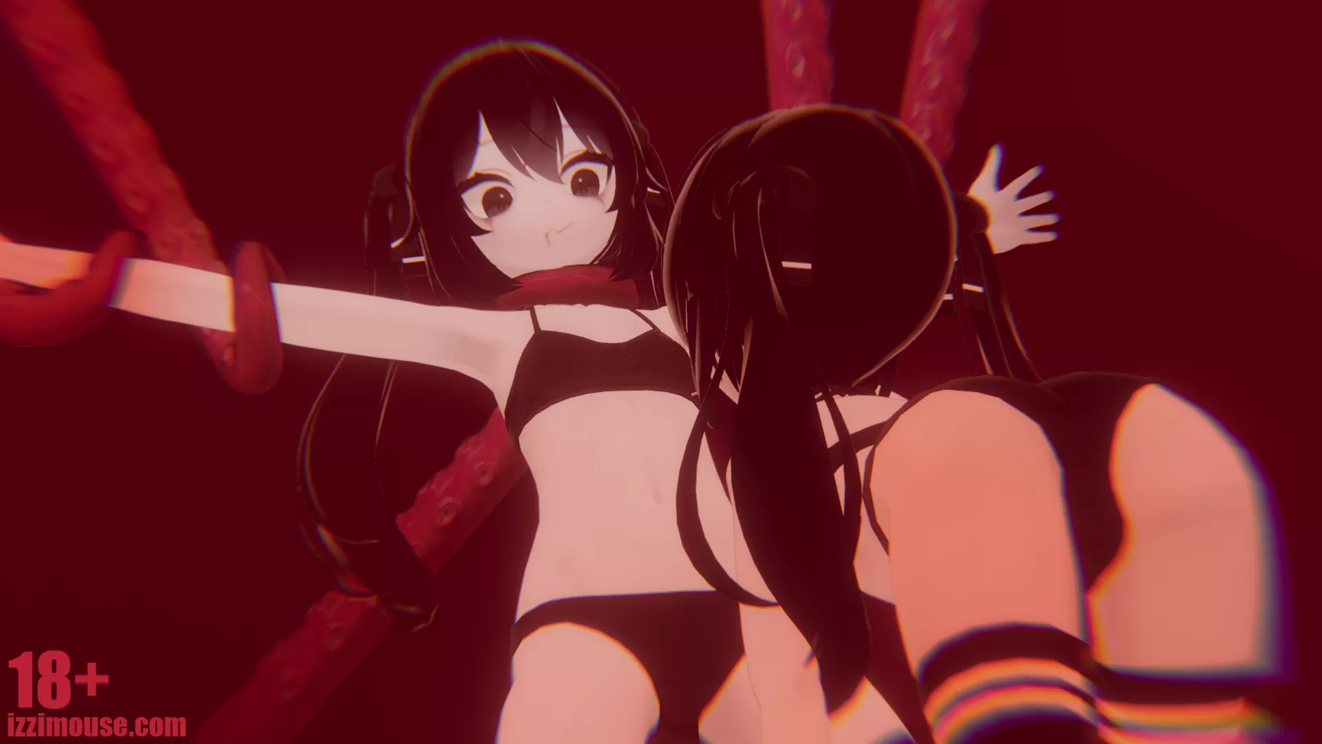 tentacles help find a friend :3 (oc)