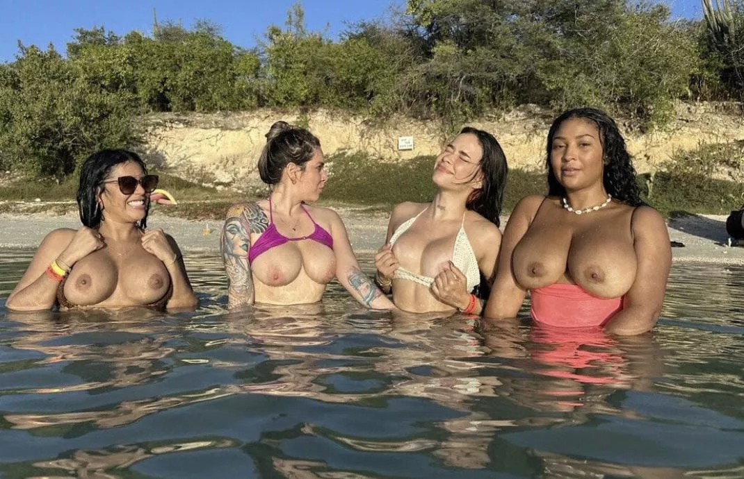 Topless at the beach