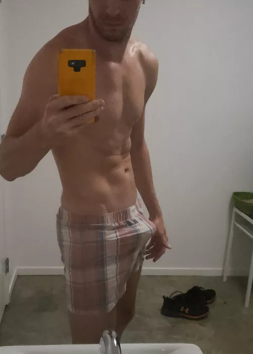 Wanna chill out in boxers with me?