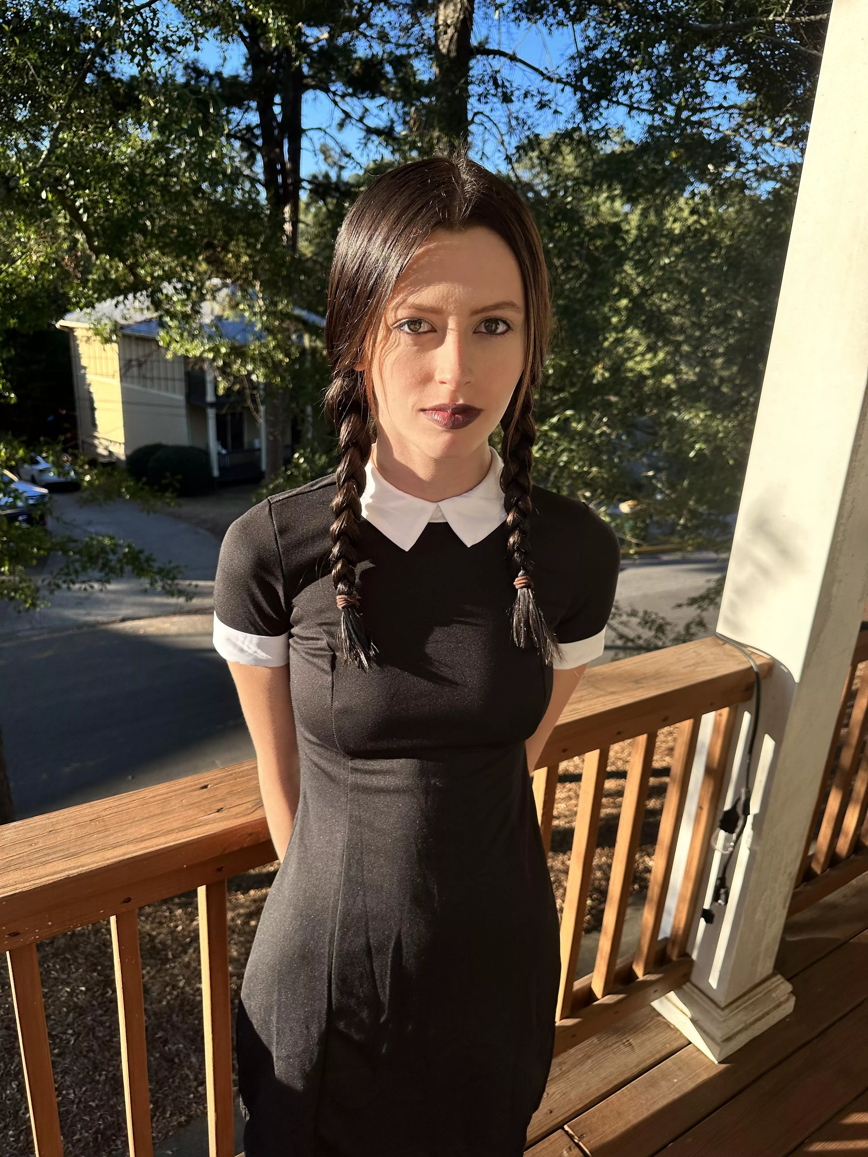 Wednesday Addams 🖤 my first cosplay ever!!