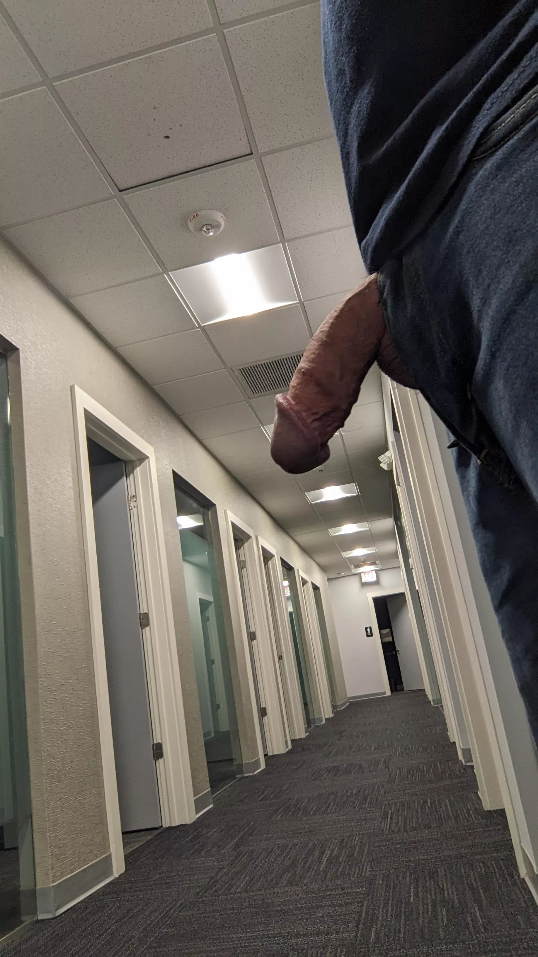 First to work I think?