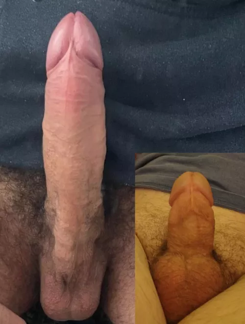 me on the right vs another redditor